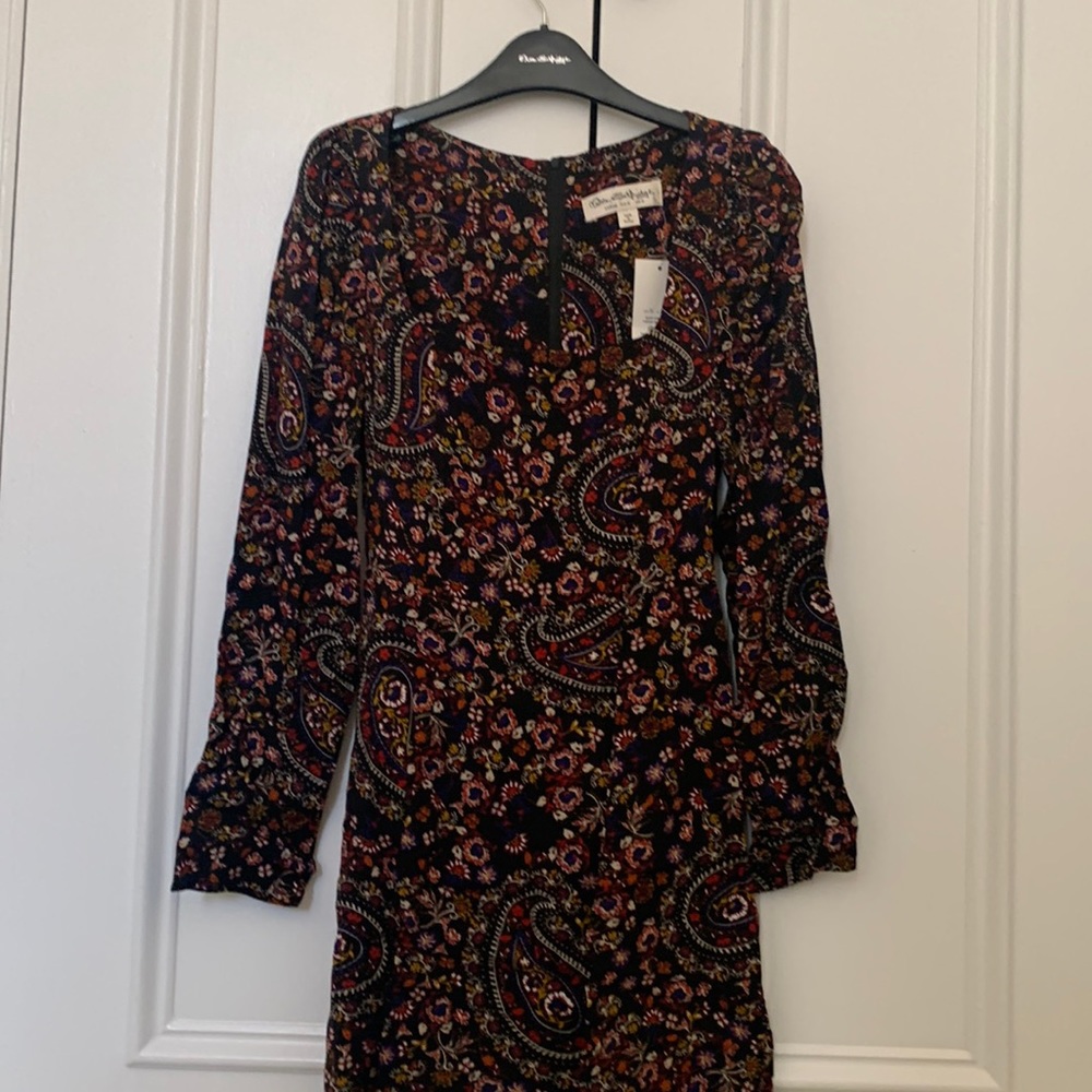 Patterned square neck dress from ASOS